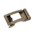Mens Antique Gold Metal Ratchet Belt Buckle Fashion Slide Click It Buckle 35 Mm