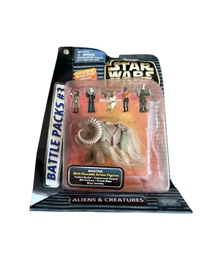 Micro Machines Star Wars Action Fleet Battle Pack #3 1996 - Bantha Tusken Raider Foto 1 de 2