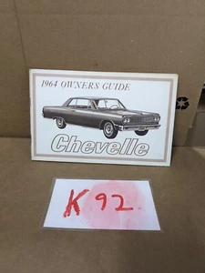 1964 CHEVROLET  CHEVELLE OWNERS  MANUAL ORIGINAL  #3841544 - Bild 1 von 12