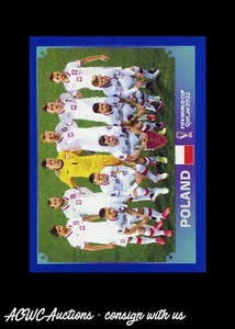 WM 2022 Sticker blau #POL 1 Polen Team - Bild 1 von 2