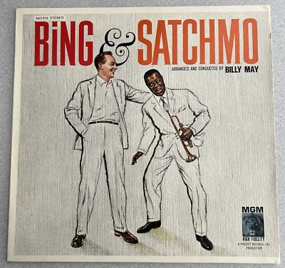 Bing Crosby Louis Armstrong Bing & Satchmo LP Billy May St German Import - Image 1 of 4