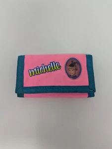 Full House Michelle Tanner Wallet Vintage Retro Neon Pink Yellow Olsen 1990s - Picture 1 of 10