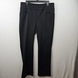 7th Avenue New York & Company Pants Woman’s Size Large Tall Black Dress Pants - Picture 1 of 6