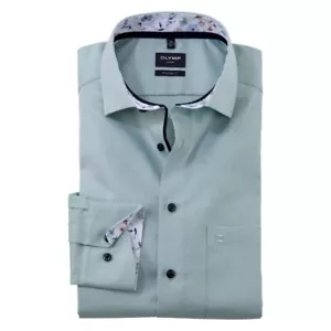Olymp Luxor Herren Businesshemd Modern Fit grün 120674 45 - Picture 1 of 2