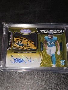 2022 Panini Certified Football Travon Walker Freshman Fabric Gold #2/6