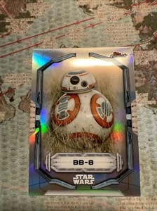 2022 TOPPS FINEST STAR WARS EXTENDED BASE REFRACTOR BB-8 #103 - Picture 1 of 6