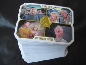 STAR TREK 50th ANNIVERSARY SET The Original Series 80 DIECUT Cards 2016 Mint TOS - Picture 1 of 8