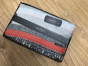 Fraas Scarf Company Grey Mix German Design Oblong Unisex Scarf Gift Boxed 64x25" - Picture 1 of 8