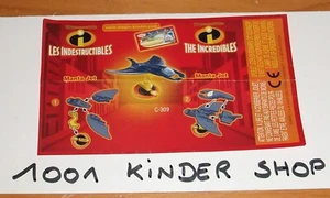 KINDER C-309 C309 THE INCREDIBLES BPZ BE BNL BELGIUM - Photo 1/1