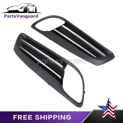 Nuevo juego de cubiertas de faros antiniebla negro diestro + derecho apto para Hyundai Genesis Coupé 2010-12 Foto 1 de 4