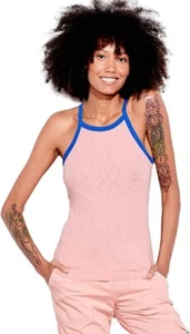 Sundry Womens Colorblock Strappy Tank 1 - Picture 1 of 2