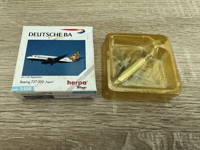 Herpa 511506 Aereo Boeing 737-300 Popart 1:500 Buone Condizioni + OVP - Immagine 1 di 2