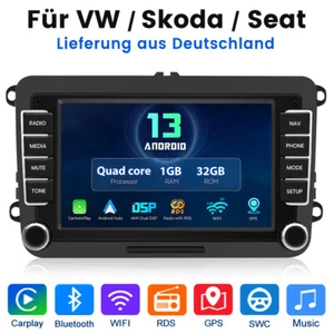 Für VW Touran GOLF 5 6 Caddy DAB+ Carplay Android 13 Autoradio GPS Navi WIFI RDS - Bild 1 von 14