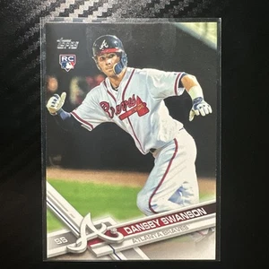 2017 Topps - Dansby Swanson #87 White Jersey (RC) (B2) - Picture 1 of 2