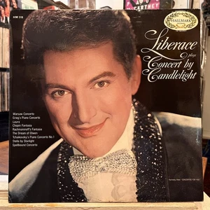 [CLASSICAL]~EXC LP~LIBERACE~Concert By Candlelight~{1973~HALLMARK}~UK IMPORT~ - Picture 1 of 5