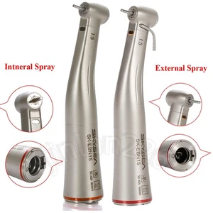 Spray interno/externo dental eléctrico pieza de mano 1:5 contra ángulo LED alta velocidad - Imagen 1 de 25
