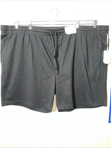Stylus 8" pantaloncino jogger uomo nero in pile taglia 6XL tasche laterali NUOVO - Foto 1 di 6