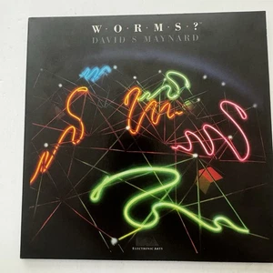 WORMS? Atari400/800 Electronic Arts Video Game By David Maynard Puzzle Game Disk - Picture 1 of 8