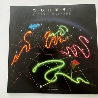 WORMS? Atari400/800 Electronic Arts Video Game By David Maynard Puzzle Game Disk - Image 1 of 4