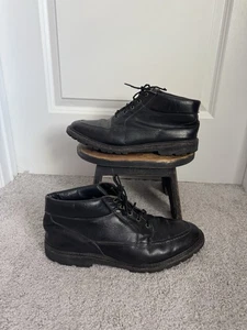 Allen Edmonds Schuhe Cascade schwarz Leder Schnürstiefel Vibram Herren 11 - Bild 1 von 7