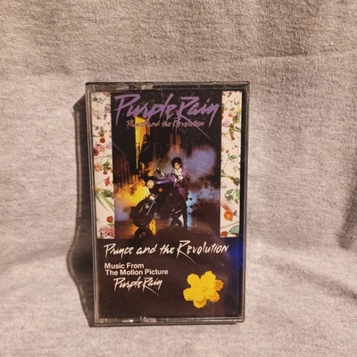 PRINCE PURPLE RAIN SEALED CASSETTE TAPE ORIGINAL 1990Ss  - Image 1 of 4