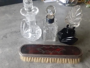 collection of glass silver dressing table items - Picture 1 of 10