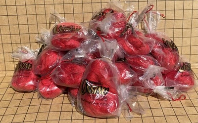 Vintage Yarn 17 ball Lot Bernat Cassino Cotton Red - Image 1 of 4