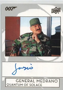 2019 Upper Deck James Bond AUTOGRAMME Joaquin Cosio als General Medrano - Bild 1 von 2