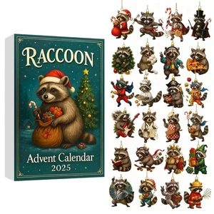 RACCON Christmas Countdown Advent Calendar Blind Boxes 24 Days Xmas Surprise - Picture 1 of 8