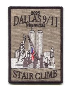 Dallas 9-11 Memorial Stair Climb 2025 Fire EMS Police Patch Texas TX - Picture 1 of 1