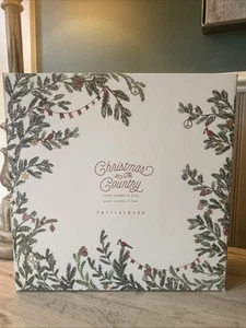 Pottery Barn Weihnachten auf dem Land Speiseteller, 4er Set, Neu - Bild 1 von 9
