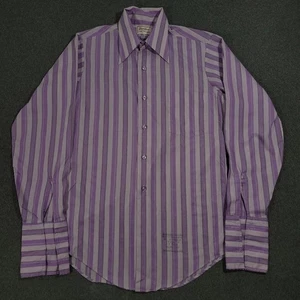 VTG Van Heusen Shirt 14 33 Casual 1970s Button Down Striped Hampshire House - Picture 1 of 14