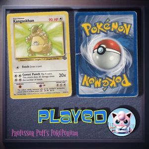 Kangaskhan #21 Pokémon TCG Jungle Rare PLAYED condition - Picture 1 of 3