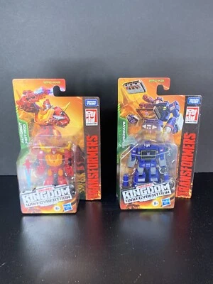 WFC SOUNDWAVE HOT ROD Transformers War for Cybertron Kingdom CONJUNTO DE 2 Foto 1 de 2