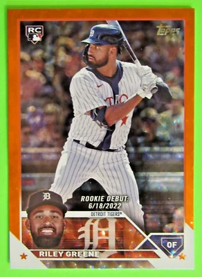 2023 topps update riley greene us298 /299 NICE! HARD TO FIND!! - Image 1 of 2
