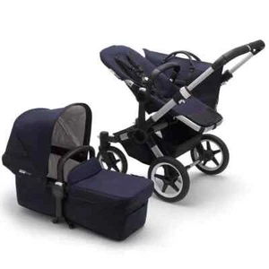 Bugaboo Donkey3 Mono Classic Komplettkinderwagen - Alu/Dark Navy|Neu|Versiegelt|Wrnty - Bild 1 von 5
