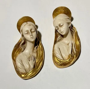 Placas pintadas a mano vintage de resina 3D María Magdalena Guerrini hechas en España RARAS - Imagen 1 de 12