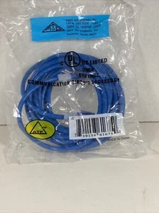 New Cat 5e Patch Cable, 14 FT, Blue - Picture 1 of 4