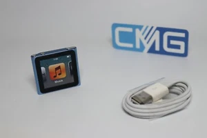 Apple iPod nano 6. Generación Azul 8 GB 6G 6ª Gen Radio Podcast Foto Watch - Imagen 1 de 7