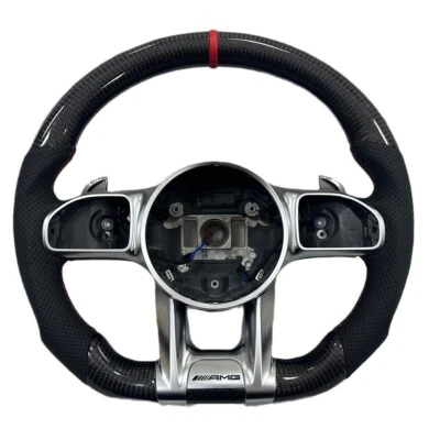 Mercedes Benz SLC Class SLC200 SLC260 SLC300 AMG Carbon Fiber Steering Wheel - Image 1 of 4