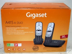 Stacja bazowa + 2. Słuchawka Gigaset A415 A Dect Telefon Automatyczna sekretarka _fg - Zdjęcie 1 z 12