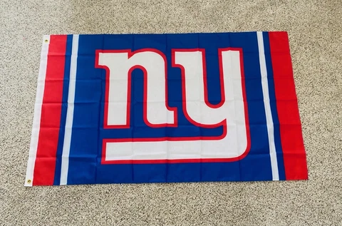 New York Giants 3x5 Flag Logo Man Cave Football Banner NFL FREE Shipping Cover