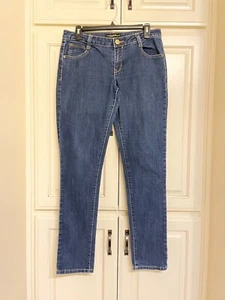 South Pole Jean Company Junior Girls Sz 9 Blue Jeans w/gold threads & logo - Picture 1 of 13