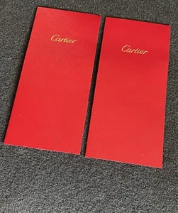 Original Cartier Receipt Holders Lot Of 2 - Picture 1 of 12
