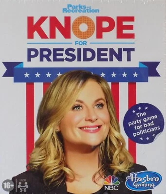 Parks & Recreation KNOPE FOR PRESIDENT Party Game Hasbro 2020 Amy Poehler - Image 1 of 4