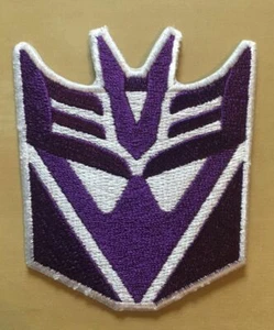 TRANSFORMERS 3 INCH DECEPTICON HOOK VEL-KRO PATCH - TF005V - Picture 1 of 2