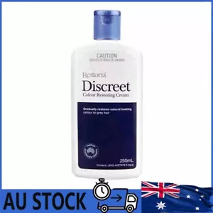 Restoria Discreet Grey Hair Color Restoring Cream Treatment Unisex 250ml New AU - Picture 1 of 7