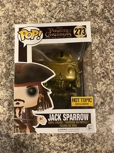 Funko Hot Topic Exclusive Gold Jack Sparrow Pop - Picture 1 of 6
