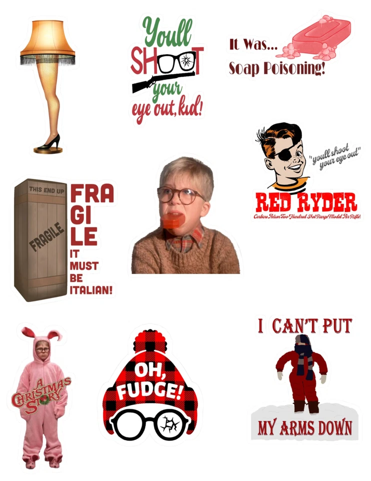 A Christmas Story Sticker Pack