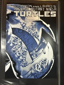TEENAGE MUTANT NINJA TURTLES #2 Silver Foil Edition #/75  Screenprint Poster BNG - Picture 1 of 4